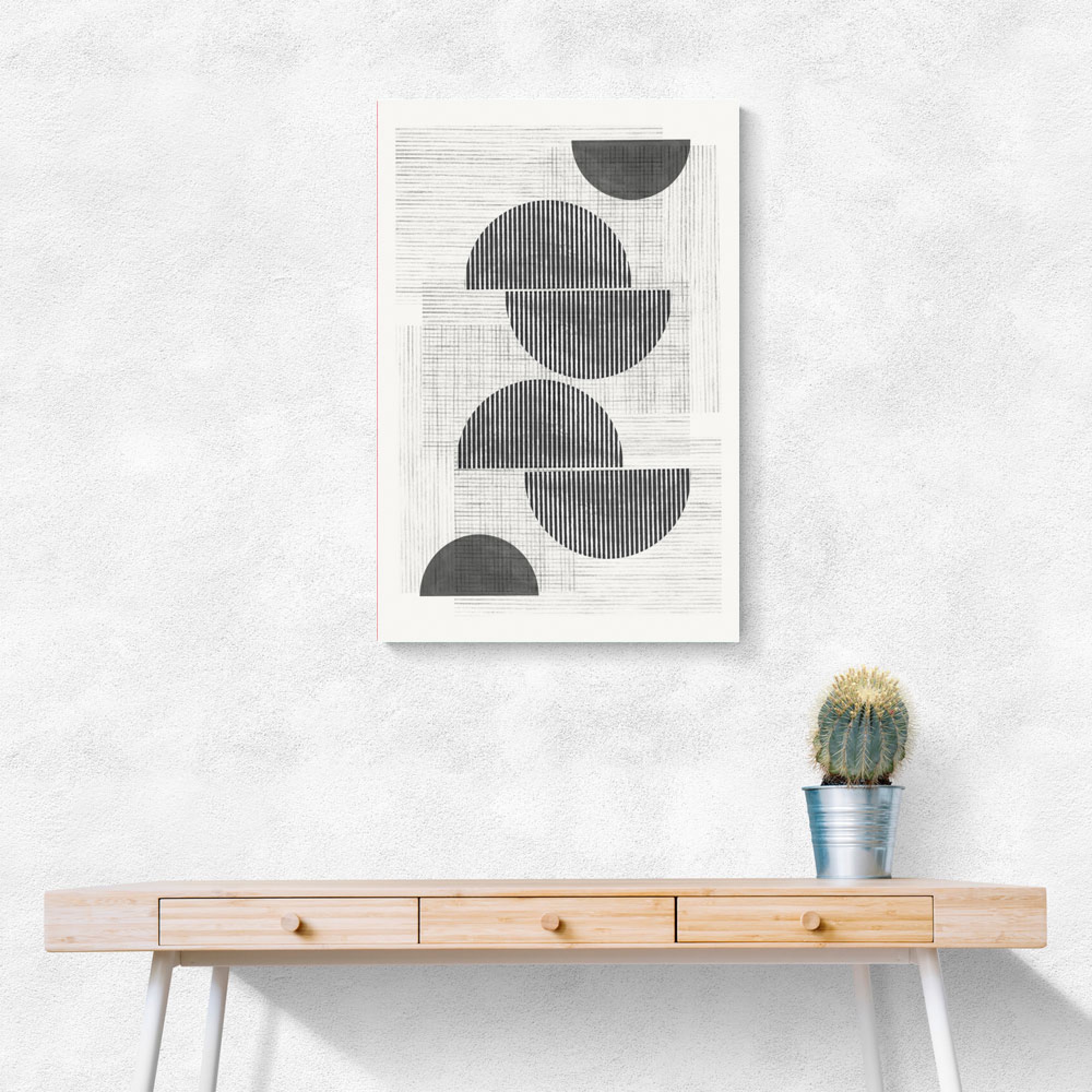 Stunning Retro Modern Wall Art For Small Apartments Decor image