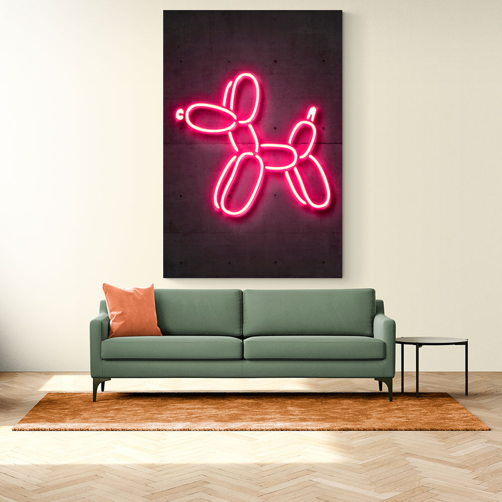 Balloon Dog Neon