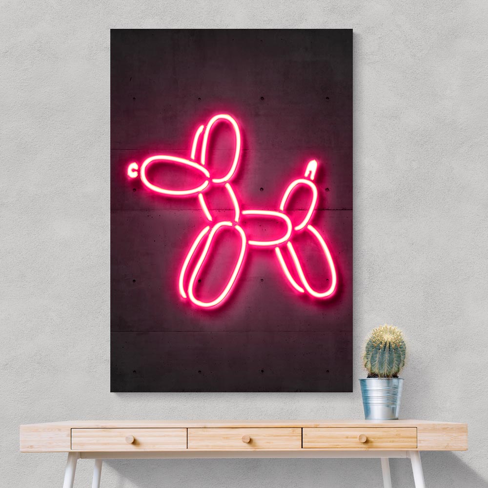 Balloon Dog Neon