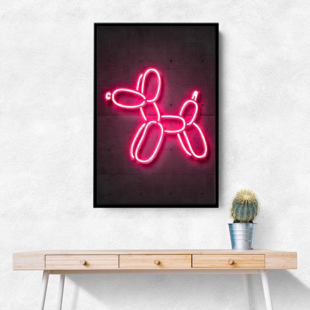 Balloon Dog Neon