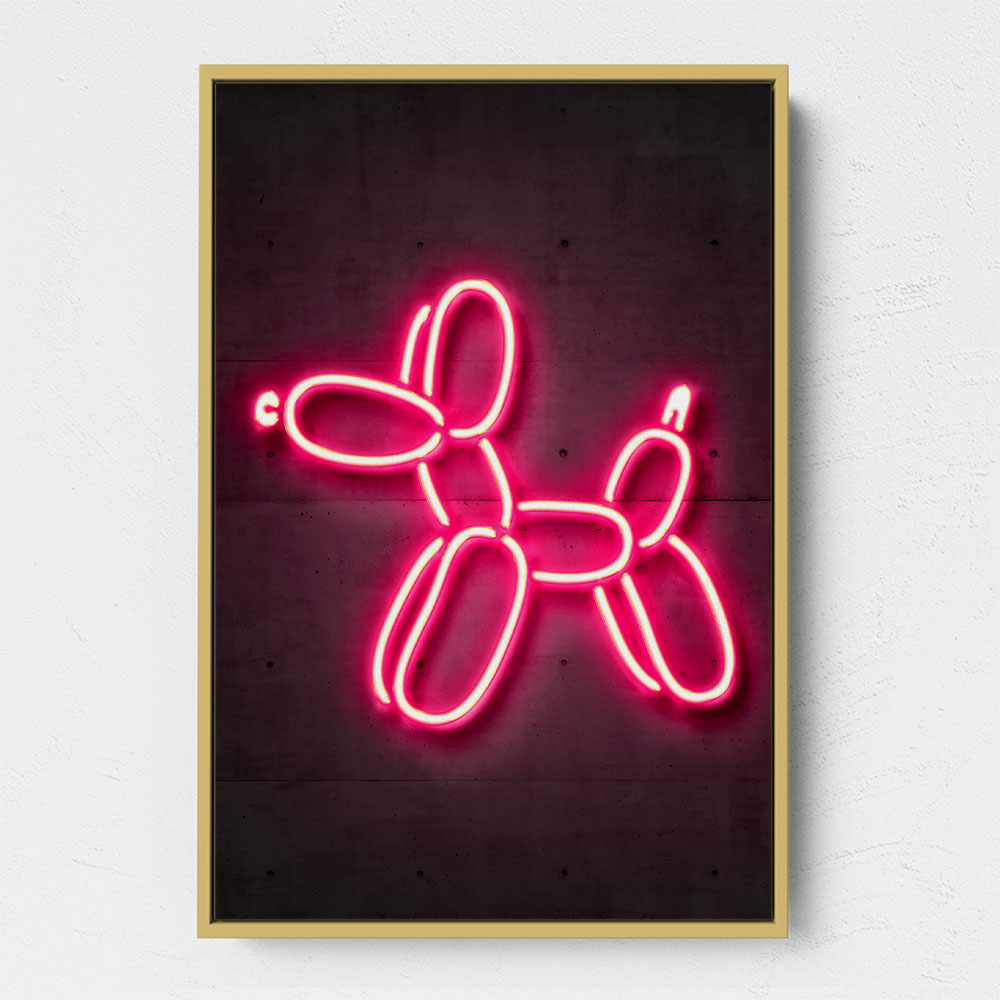 Balloon Dog Neon