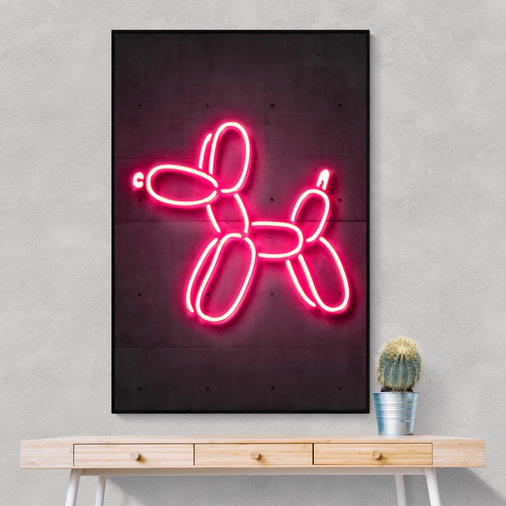 Balloon Dog Neon