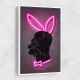 Homer Playboy Bunny Neon