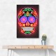 Day of the Dead Skull Neon