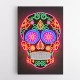 Day of the Dead Skull Neon