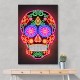 Day of the Dead Skull Neon