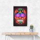 Day of the Dead Skull Neon