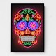 Day of the Dead Skull Neon