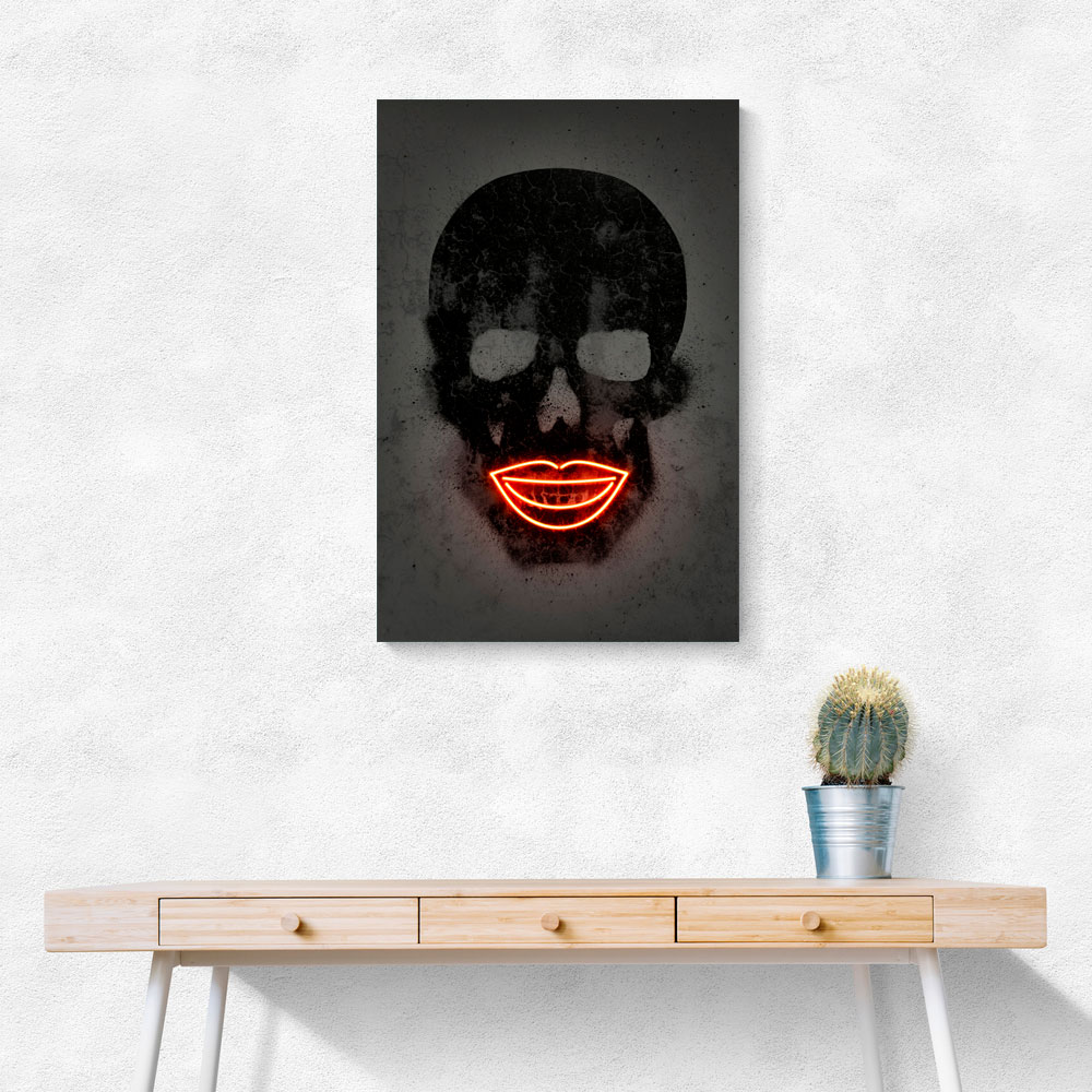 Black Skull Neon