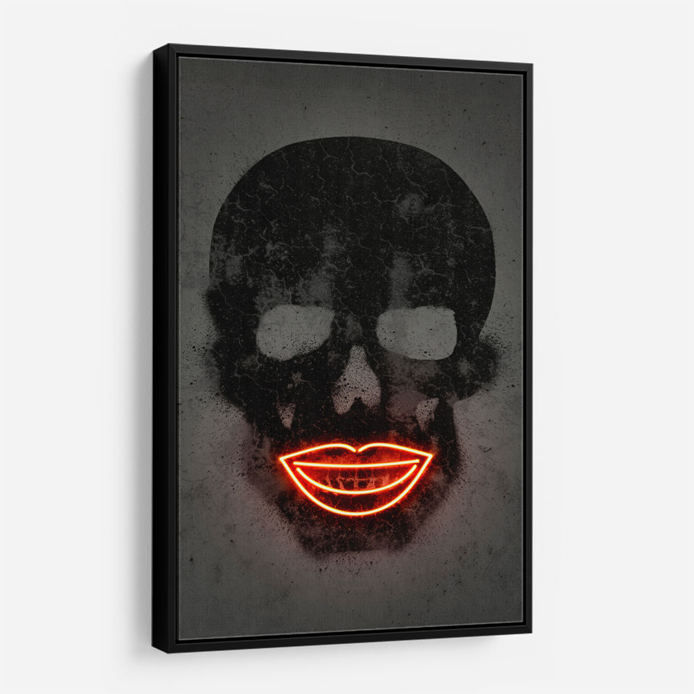 Black Skull Neon