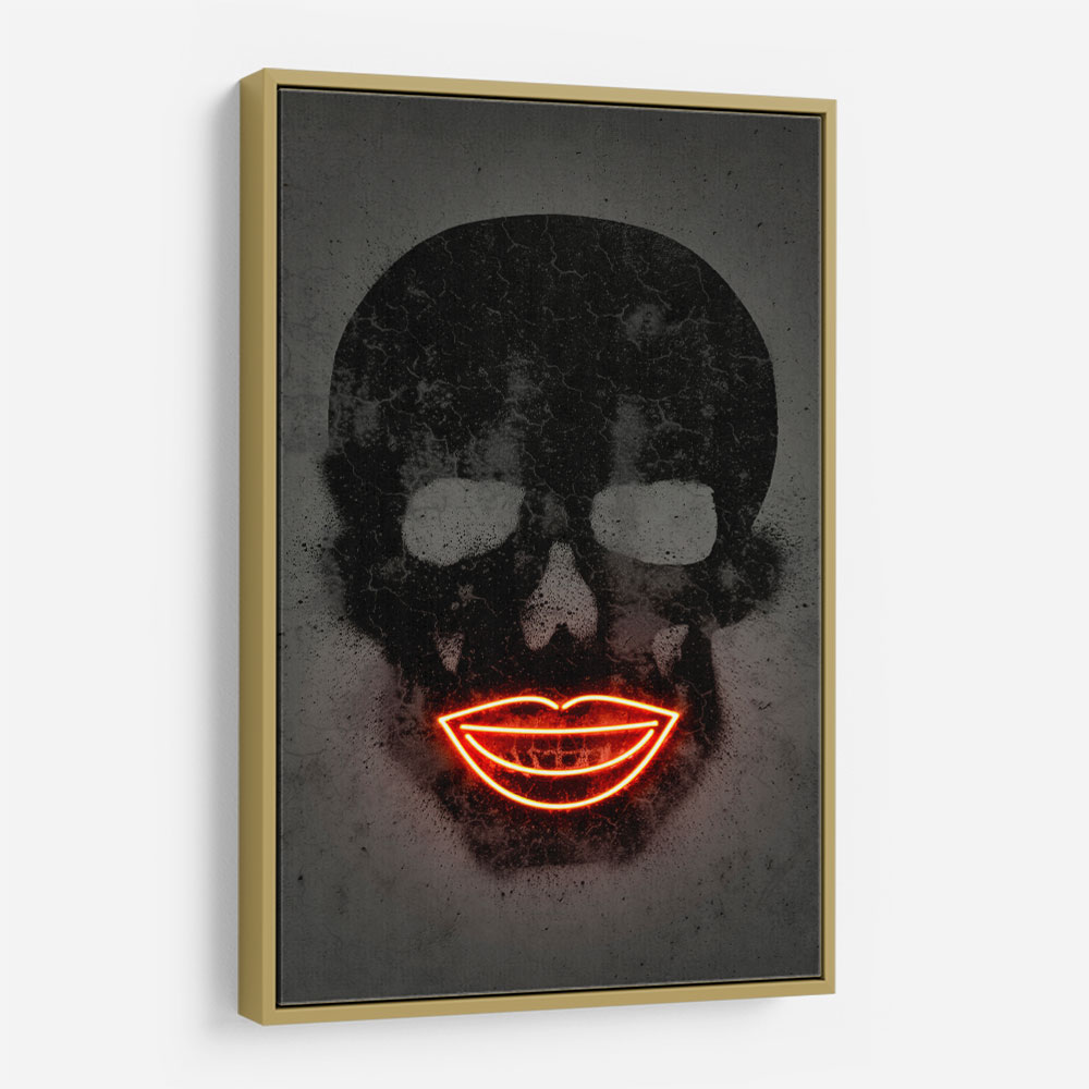 Black Skull Neon