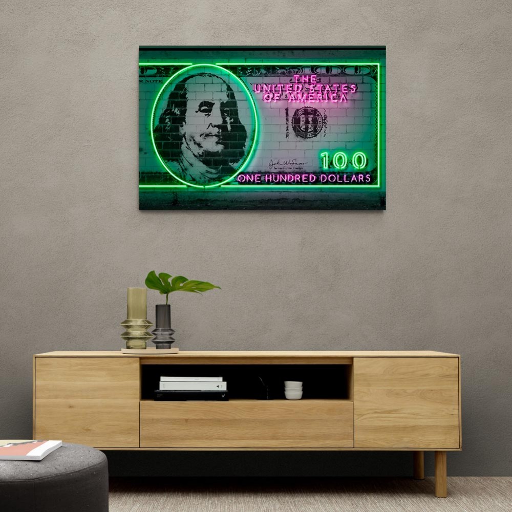 100 Dollars Neon