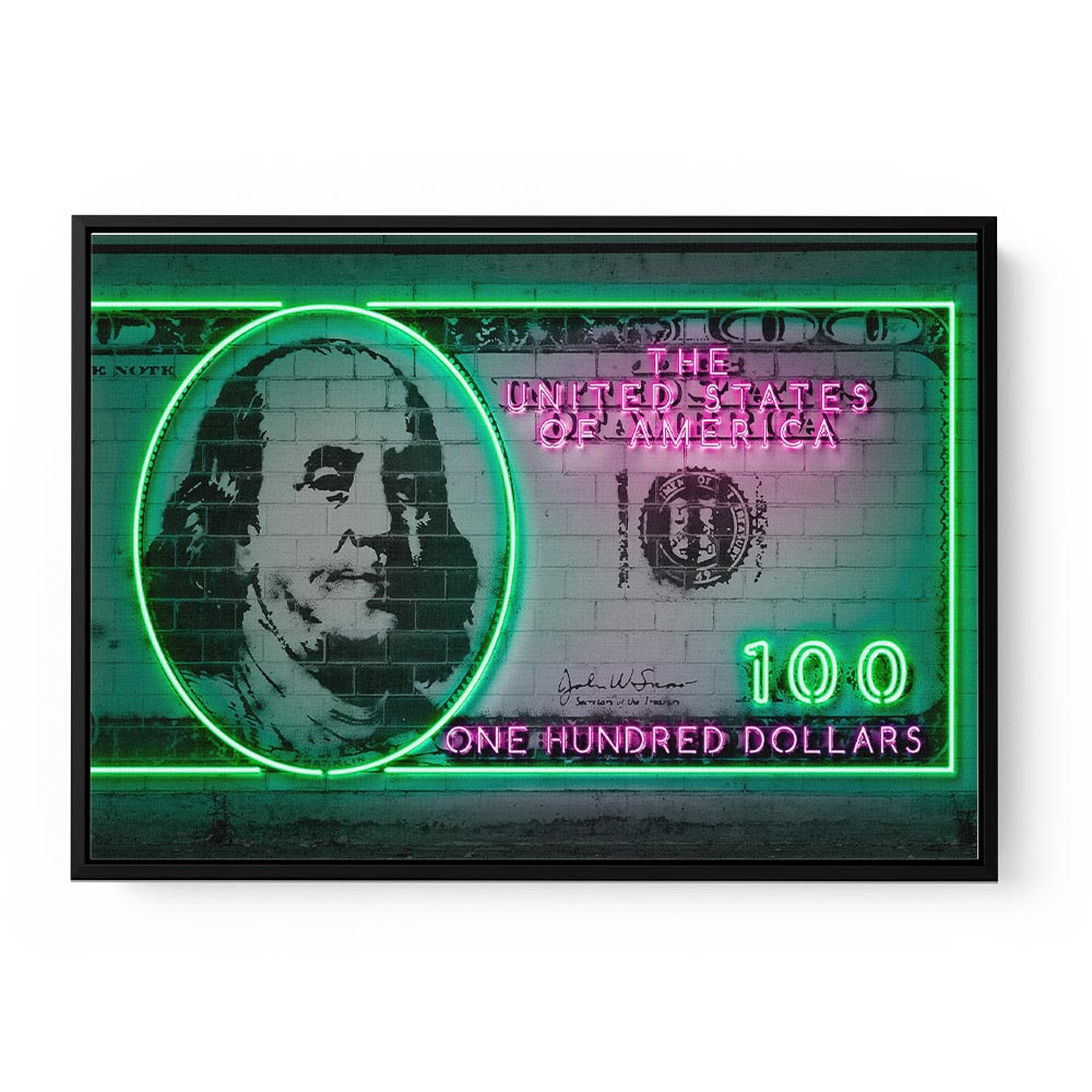 100 Dollars Neon