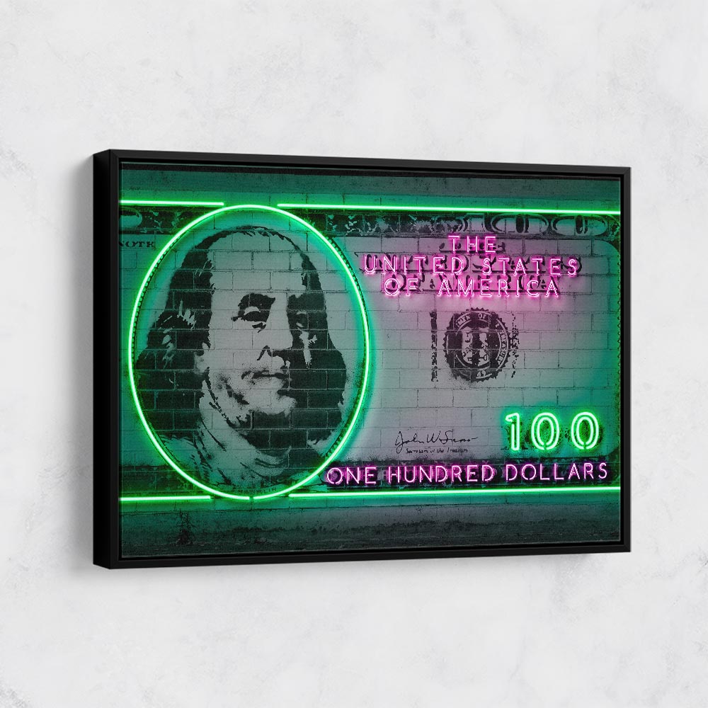 100 Dollars Neon