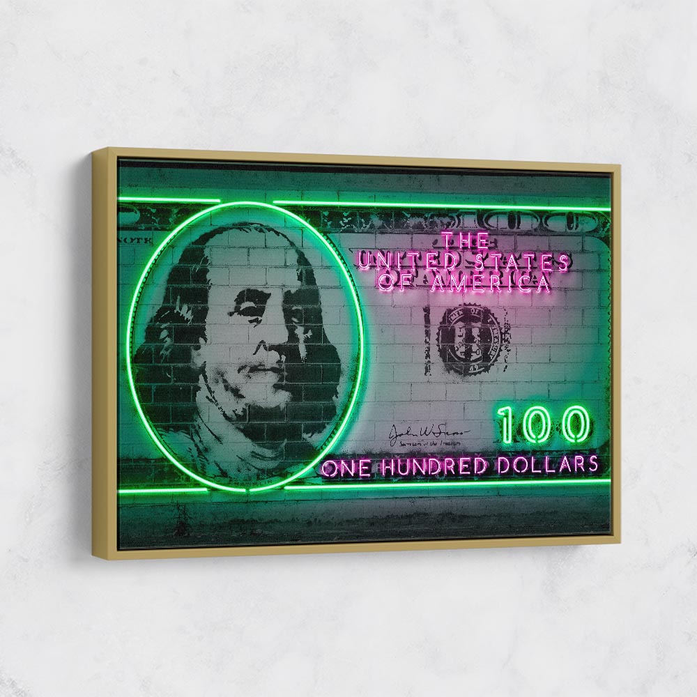 100 Dollars Neon