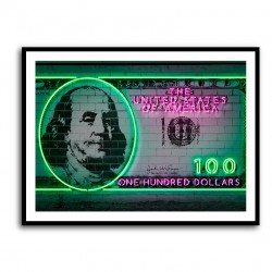 100 Dollars Neon