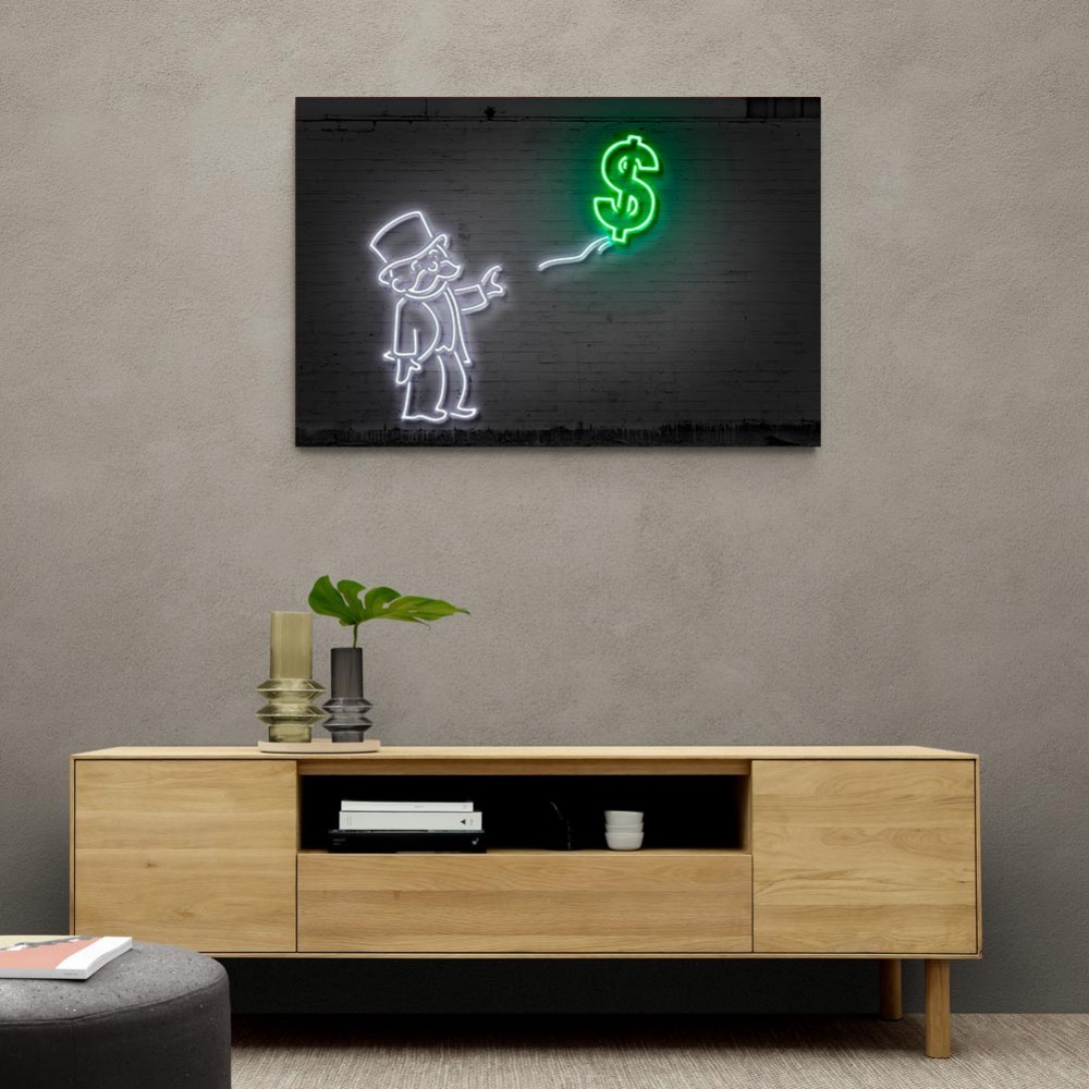 Dollar Balloon Neon Dollar Balloon Neon