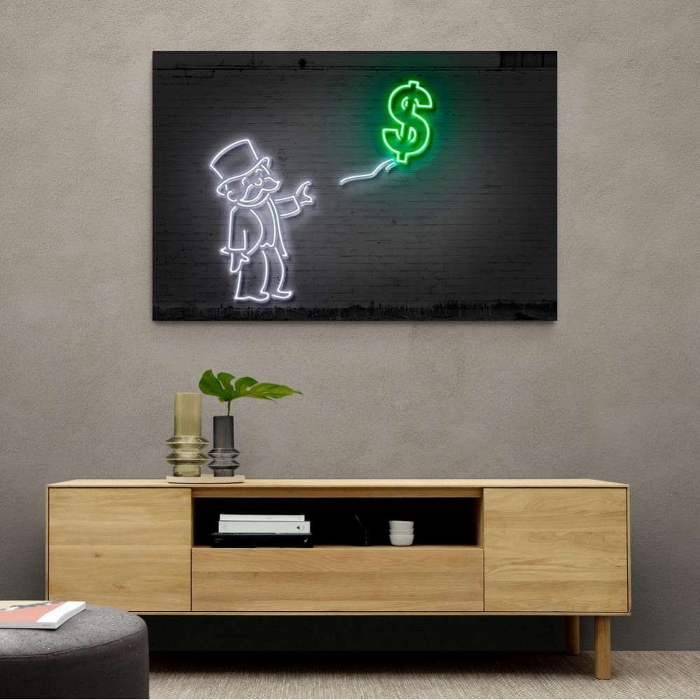 Dollar Balloon Neon Dollar Balloon Neon