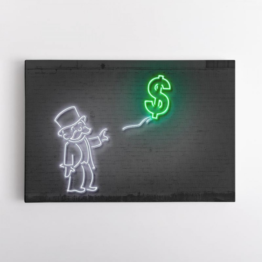 Dollar Balloon Neon Dollar Balloon Neon