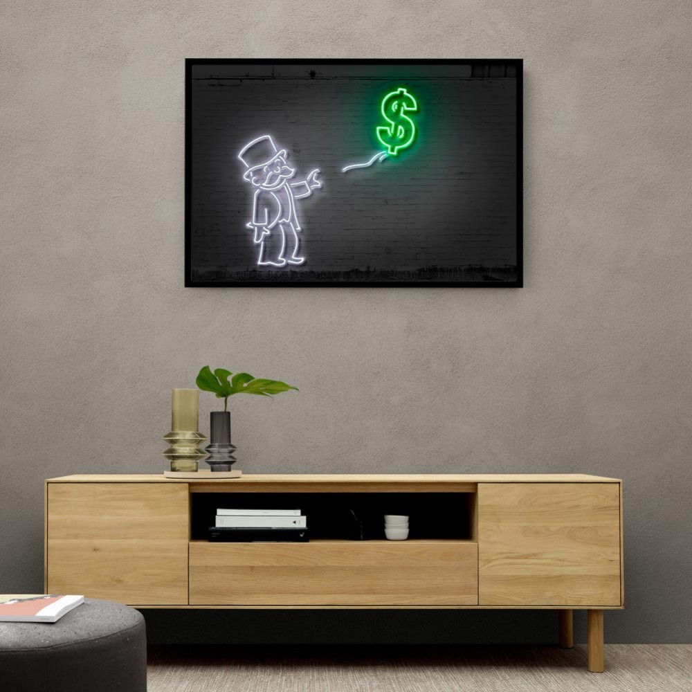 Dollar Balloon Neon Dollar Balloon Neon