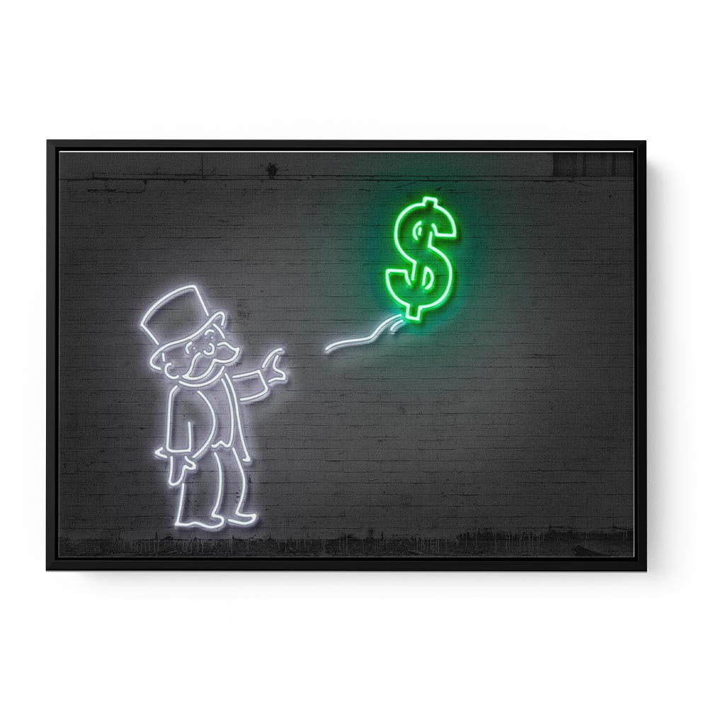 Dollar Balloon Neon Dollar Balloon Neon