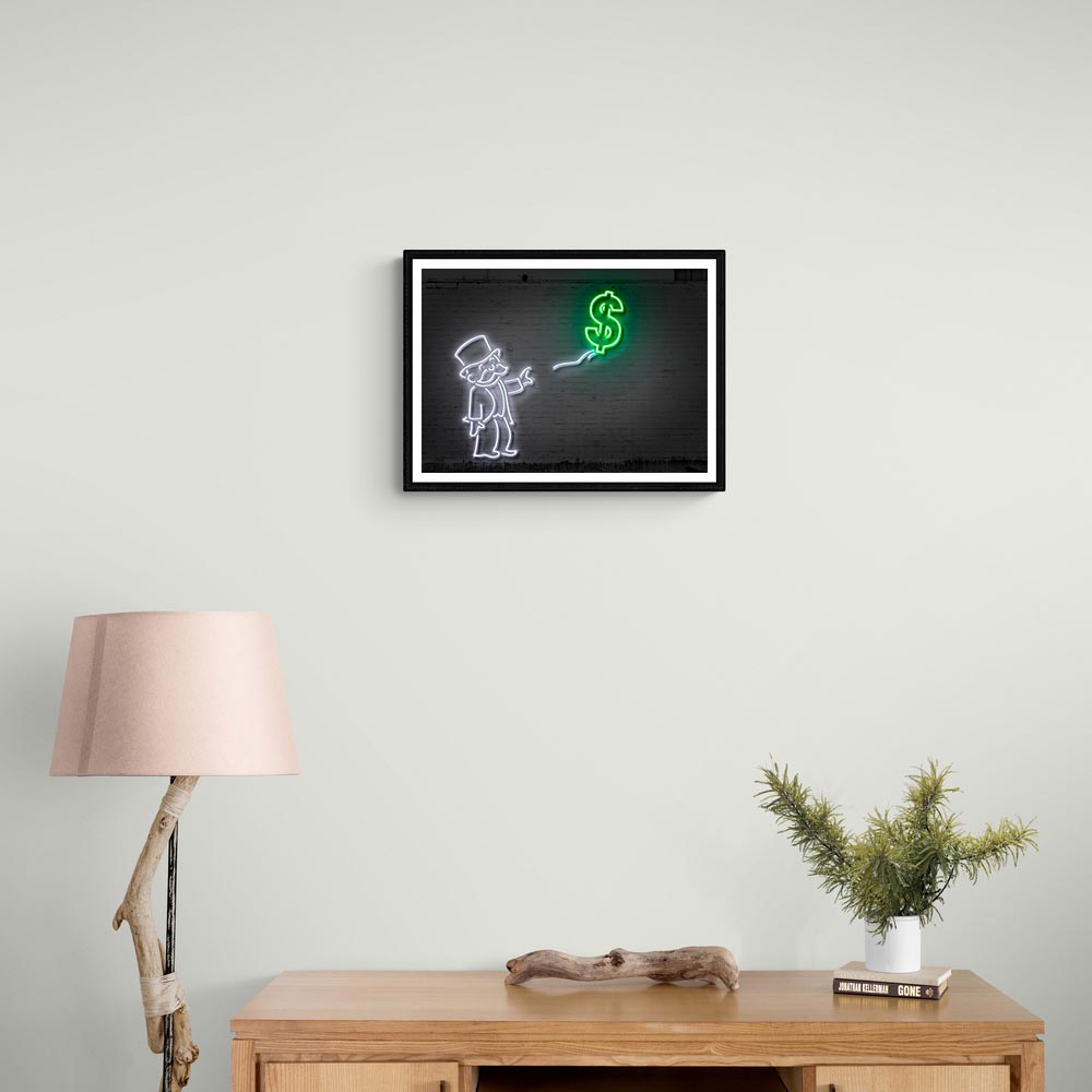 Dollar Balloon Neon Dollar Balloon Neon