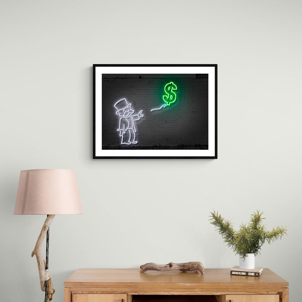 Dollar Balloon Neon Dollar Balloon Neon