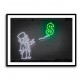 Dollar Balloon Neon Dollar Balloon Neon