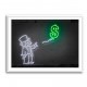 Dollar Balloon Neon Dollar Balloon Neon