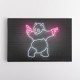 Banksy Panda Neon