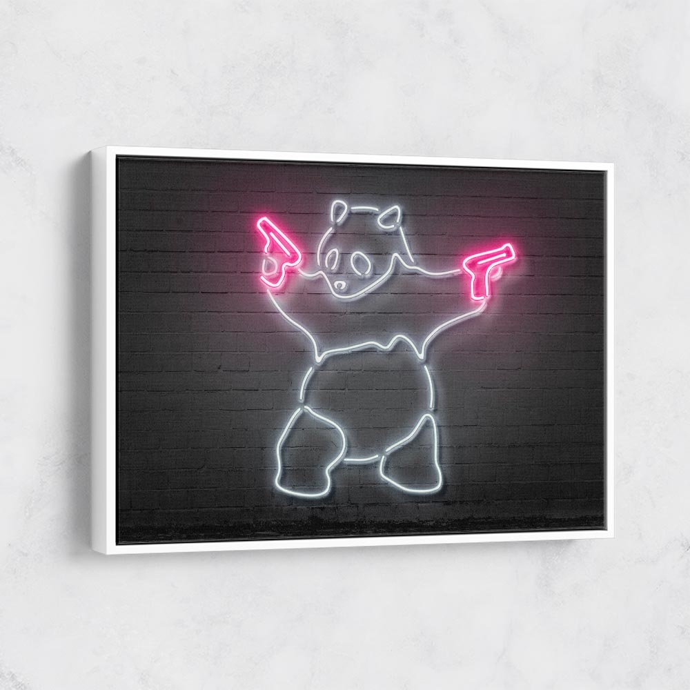 Banksy Panda Neon