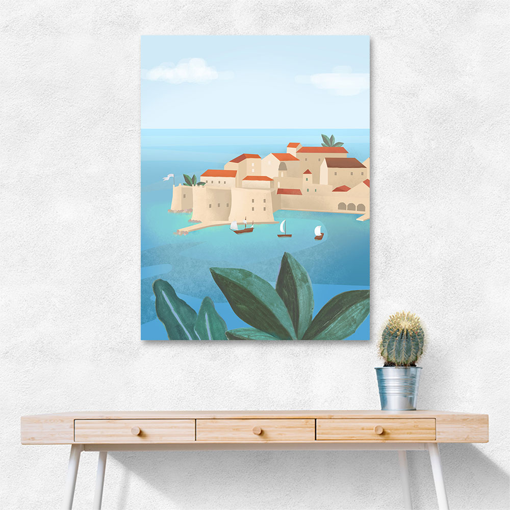 Dubrovnik City Wall Art