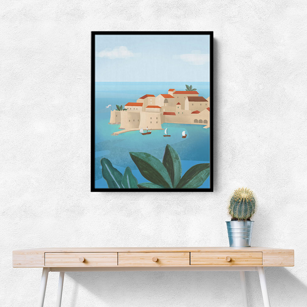 Dubrovnik City Wall Art