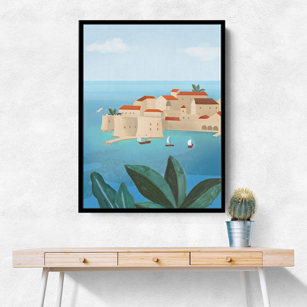 Dubrovnik City Wall Art