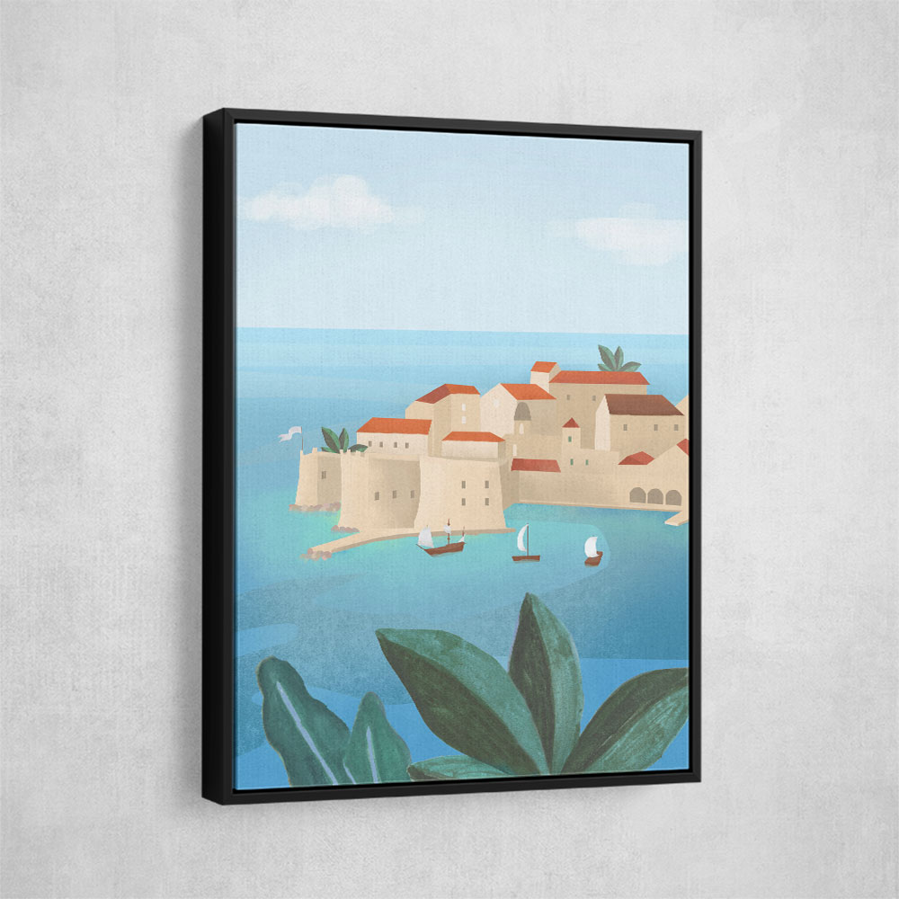 Dubrovnik City Wall Art