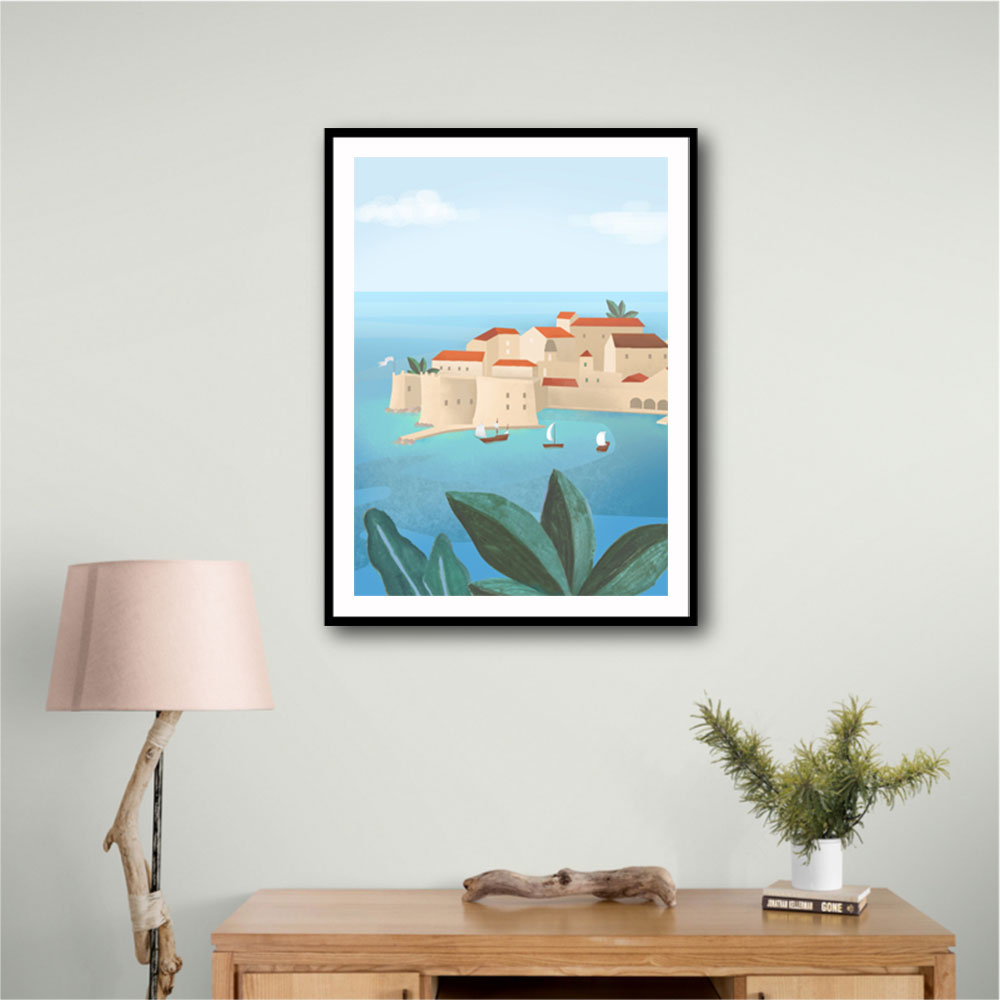 Dubrovnik City Wall Art