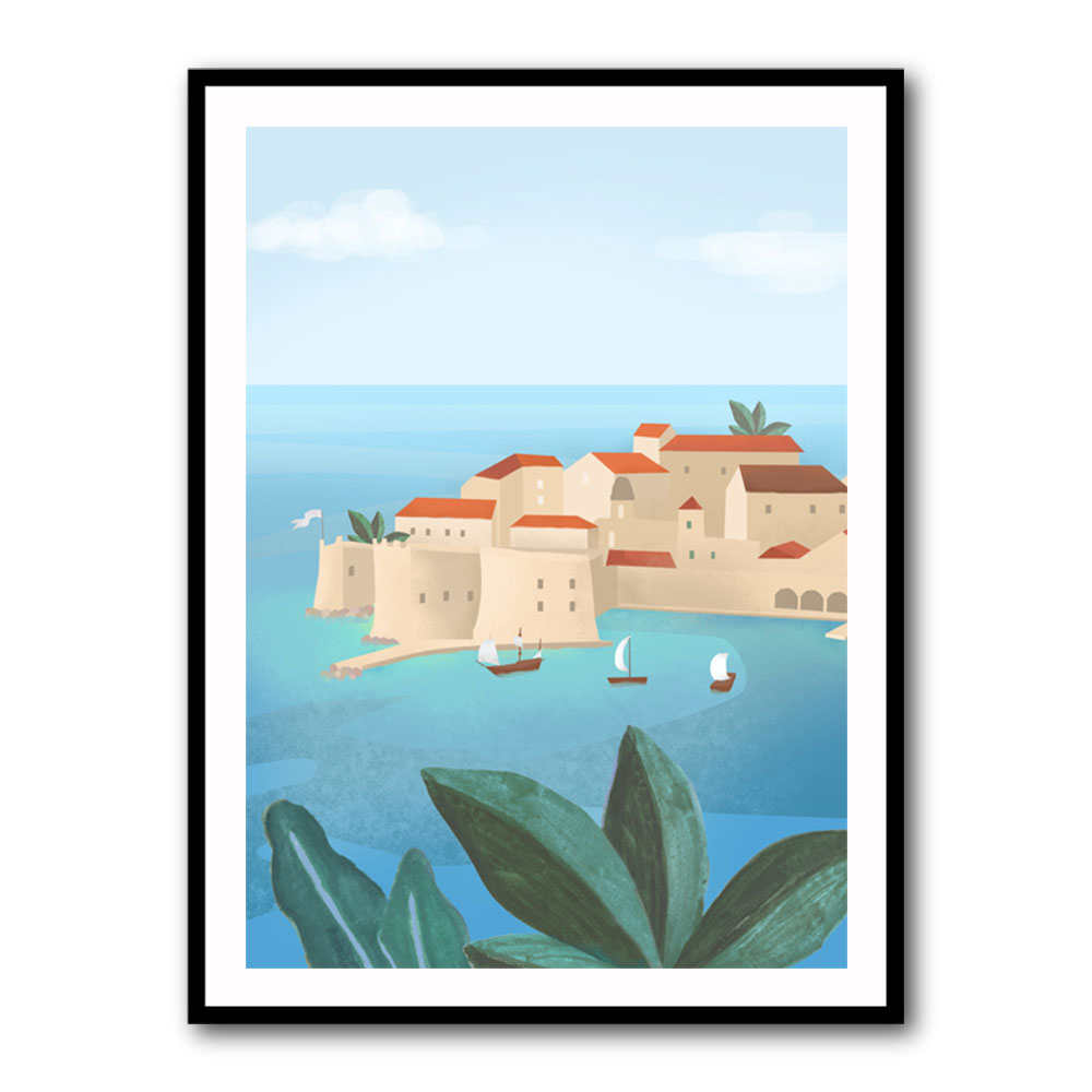 Dubrovnik City Wall Art