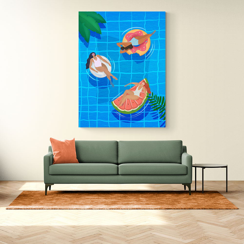 Pool Ladies Wall Art Pool Ladies Wall Art
