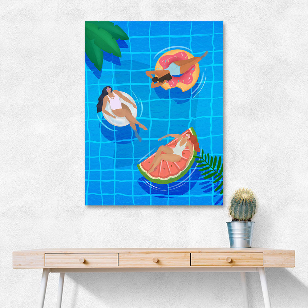 Pool Ladies Wall Art Pool Ladies Wall Art