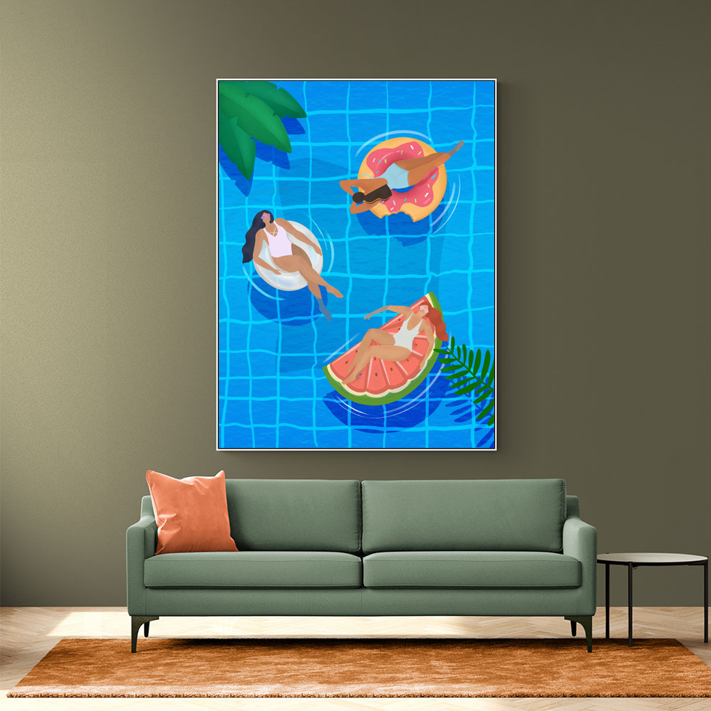 Pool Ladies Wall Art Pool Ladies Wall Art