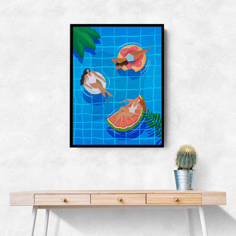 Pool Ladies Wall Art Pool Ladies Wall Art