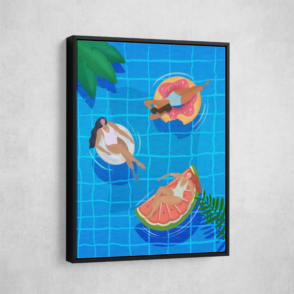 Pool Ladies Wall Art Pool Ladies Wall Art