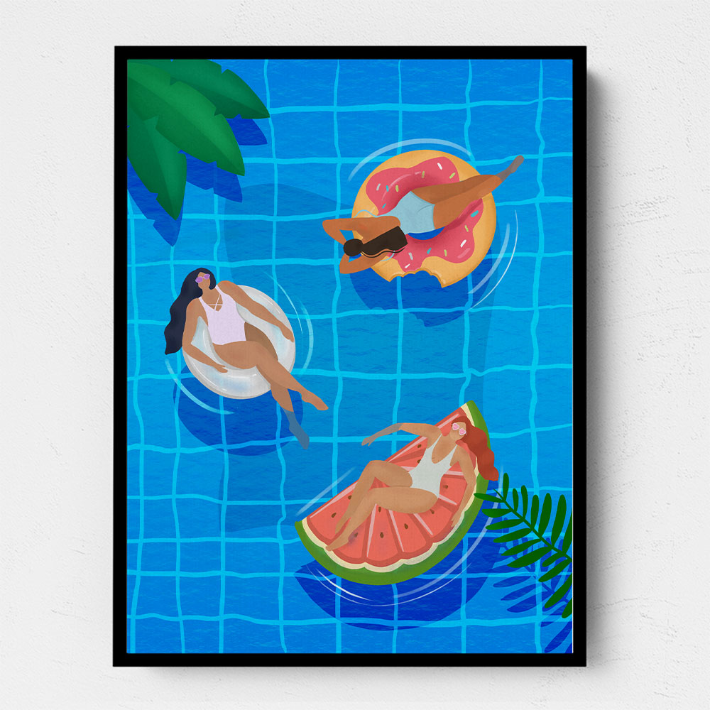 Pool Ladies Wall Art Pool Ladies Wall Art
