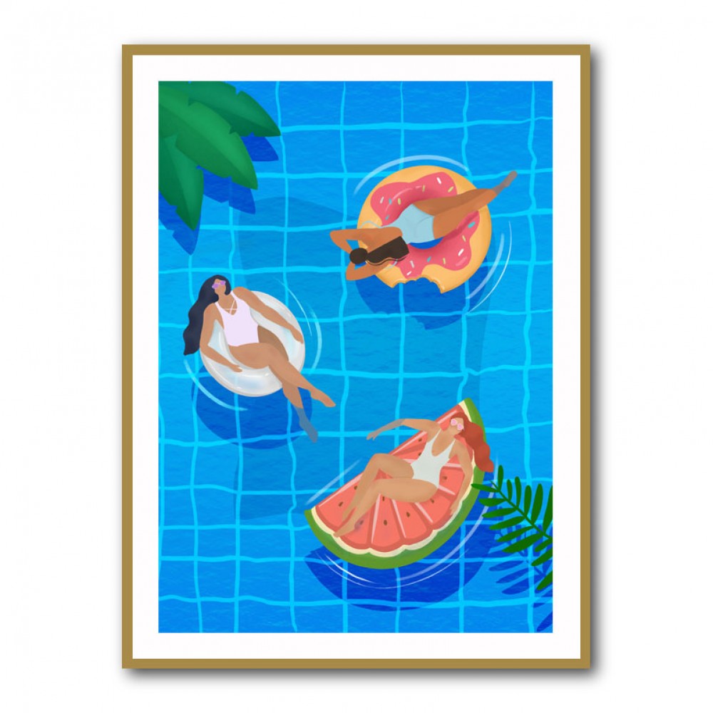 Pool Ladies Wall Art Pool Ladies Wall Art