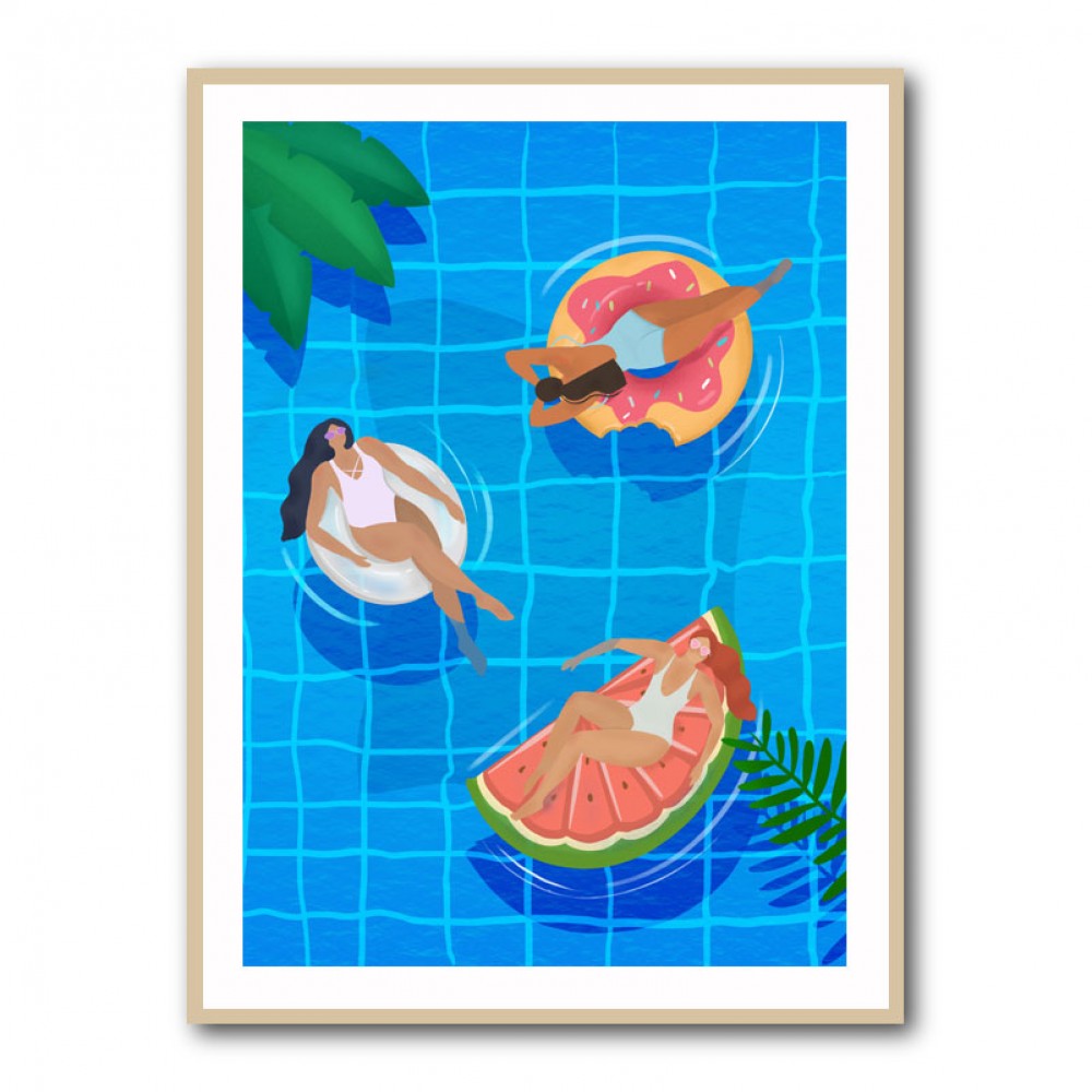 Pool Ladies Wall Art Pool Ladies Wall Art
