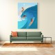 Surfers Wall Art