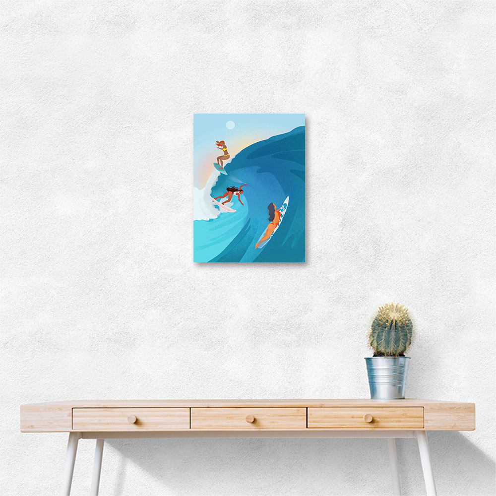 Surfers Wall Art