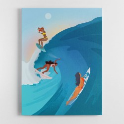 Surfers Wall Art