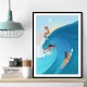 Surfers Wall Art