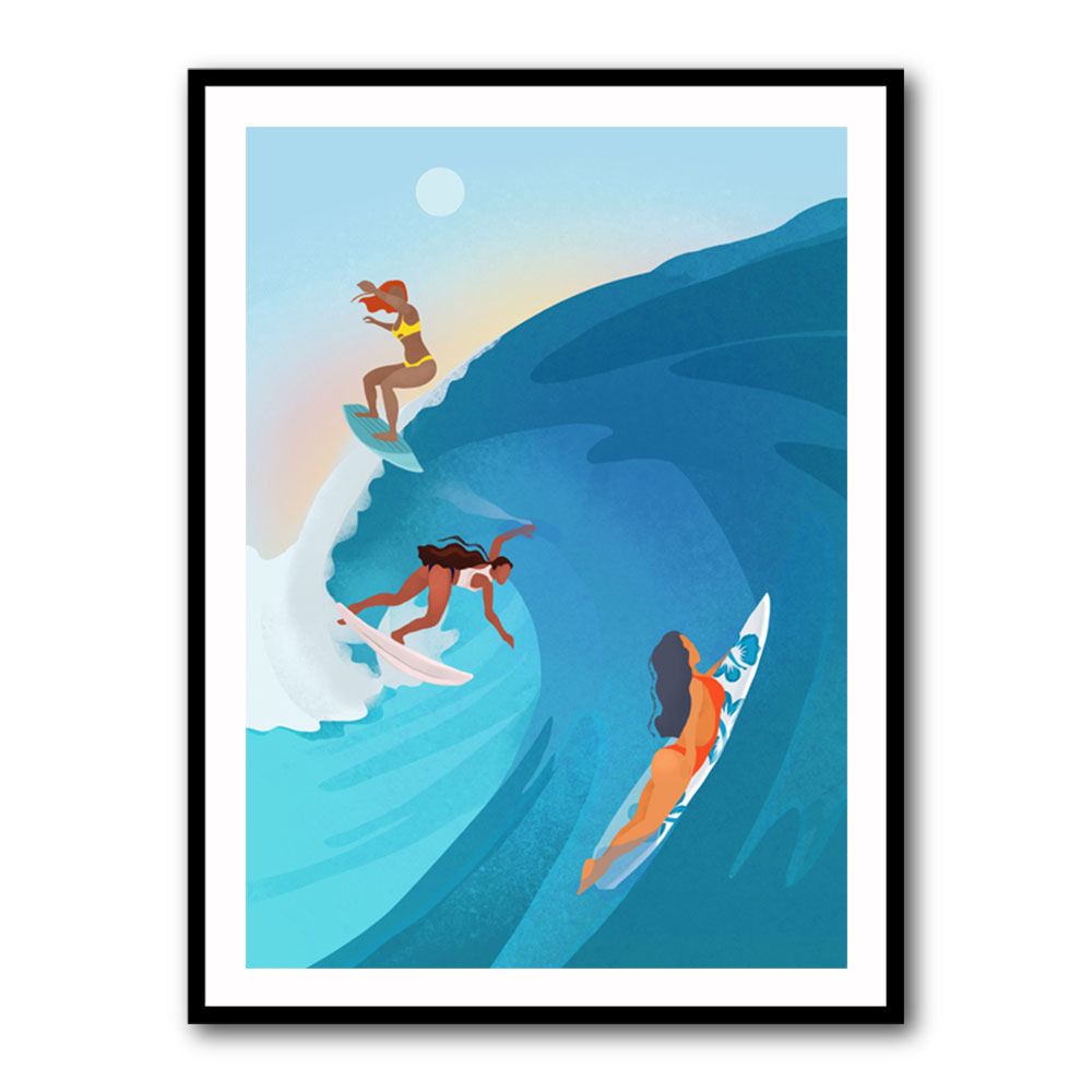 Surfers Wall Art